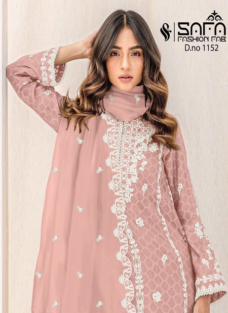 Safa Fashion Fab 1152 Georgette Pakistani Readymade Suits Catalog
